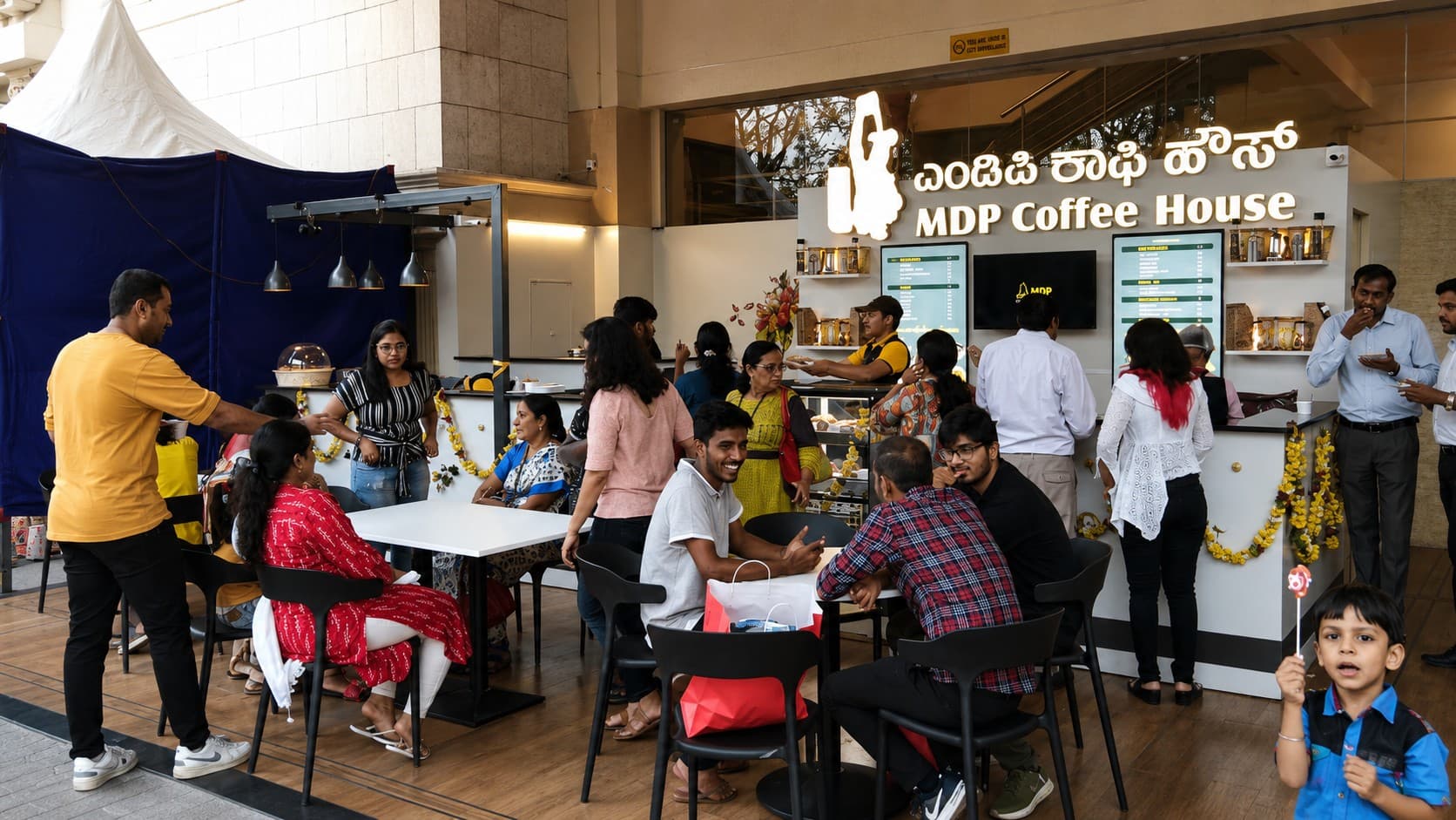 MDP Coffee House outlet at Gopalan Mall Arcade, Bengaluru